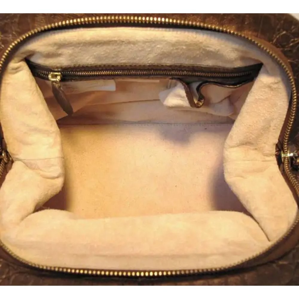 Nancy Gonzalez Pink Mink and Crocodile Handbag - Picture 3 of 6